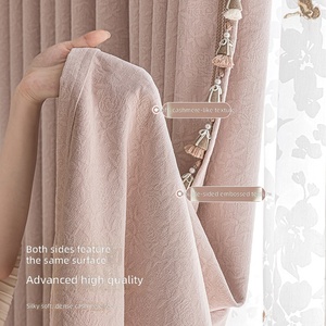 Tenda Oscurante di Lusso in Ciniglia Jacquard Floreale, Moderna e Sicura, per Ufficio, Camera da Letto, Soggiorno, Hotel - Product Image 3