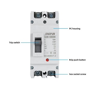 Mccb <span class=keywords><strong>125a</strong></span> מפסק מעגל חשמלי נרתיק - Product Image 2