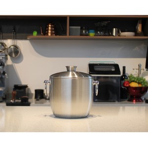 Stainless Steel 2L Double-Walled <b>Ice</b> <b>Bucket</b> <b>with</b> <b>Lid</b> for Cooling Beer for Champagne Wine and Fruit at Parties - Product Image 6