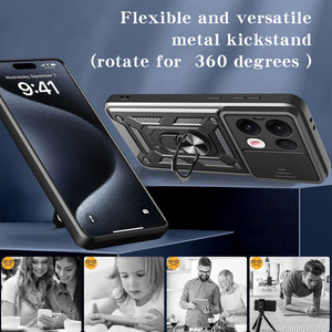 เคสสำหรับ OPPO Reno 14 13 12 Pro 5G 11 <span class=keywords><strong>10</strong></span> <span class=keywords><strong>Plus</strong></span> 8 5 4G ฝาหลังเลนส์กล้องแบบเลื่อนพร้อมวงแหวนแม่เหล็กสำหรับโทรศัพท์มือถือ - Product Image 4