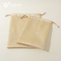 Pochette à bijoux en tissu de haute qualité YADAO avec cordon de serrage, logo personnalisé pour l'emballage de bagues, colliers, bracelets et boucles d'oreilles