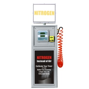 G5 ngoài trời tự phục vụ thẻ máy đồng tiền hoạt động tự động kỹ thuật số xe Nitơ Máy phát điện lốp Inflator với máy nén khí - Product Image 2