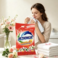 Lessive en poudre jetable OEM en vrac, écologique, sans phosphate, formule blanchissante pour vêtements et usage domestique