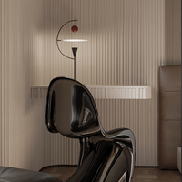 Échantillon gratuit, vente chaude, panneau mural en bois massif, panneau rond de petite taille en bois écologique co-extrudé, décoration intérieure, plafond, hôtel