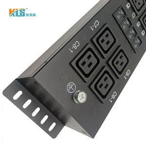 PDU CA Trifásico de Alta Potência 415V 90KW 125A com Disjuntor e Tomadas IEC320C19/IEC320C13, em Chapa Metálica Preta de Alta Qualidade - Lançamento Quente - Product Image 3