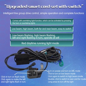 Xe máy Đèn sân khấu với DRL vượt đèn và nhấp nháy Led Đèn Pha <span class=keywords><strong>Mini</strong></span> lái xe đèn phụ trợ ánh sáng đèn sương mù bóng đèn - Product Image 3