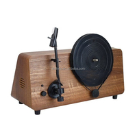 Tourne-disque vinyle classique rétro marron vertical Aux Rca Line
