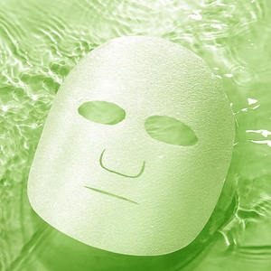 Venta superior 2025, máscara Facial seca de fibra de planta de té verde para mujer, hoja Facial de belleza, Material hidratante para el cuidado de la piel del Spa <span class=keywords><strong>Koreano</strong></span> - Product Image 3