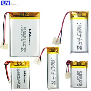 Bateria de lítio recarregável 523450 v, bateria de navegação veicular, polímero, 1100mah 503450 3.7 v