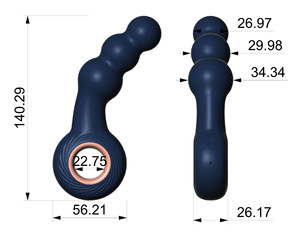 لعبة جنسية فاخرة للبالغين بالجملة، مدلك البروستاتا، سدادة شرجية من السيليكون والبلاستيك، 12 وضعية، مقاومة للماء، ألعاب جنسية للأزواج - Product Image 4