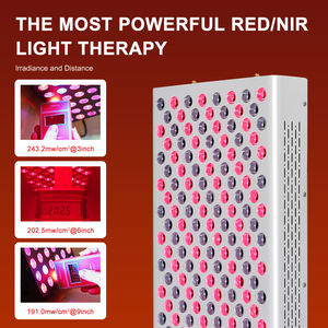 赤色光治療パネル1500w 3000wパネル赤色光治療装置パルス660nm 850nmフルボディLEDマルチ波長スタンド付き - Product Image 2