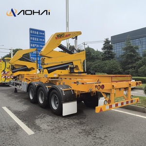 مقطورة رافعة جانبية بسعر المصنع 3 محاور محمل ذاتي هيدروليكي قابل للتمديد 40 قدم مقطورة - Product Image 5