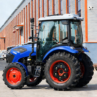 Traktor Mini Pertanian 50HP 70HP 80HP 100HP 4x4 Traktor Mini Pertanian Pengiriman Langsung Pabrik Harga Diskon