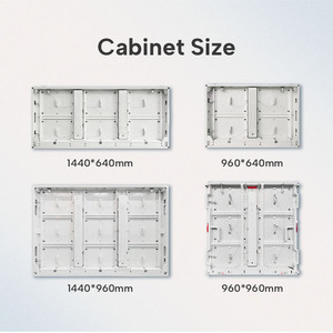 Chống sốc IP66 ngoài trời đầy đủ màu sắc dẫn hiển thị bảng điều khiển HDR10 + Ánh sáng mặt trời có thể đọc được 5500 nits độ sáng p4.44/p5.7/p6.67 pixel - Product Image 3