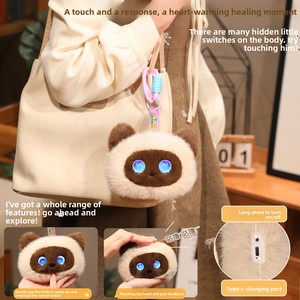 Nuovo Arrivo: Giocattolo Interattivo Intelligente AI per Gatti, Super Morbido, Compagno Emotivo, Robot AI con Voce e Occhi LED, Regalo di Compleanno Antistress - Product Image 3