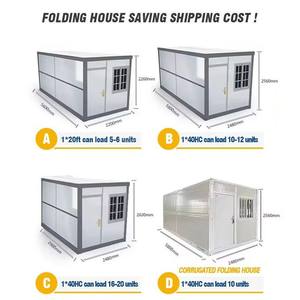 Contenedor Plegable Transpirable de Panel Sándwich de Acero Moderno, Prefabricado de Alta Calidad para Supermercados, Centros Comerciales y Hogares - Product Image 4