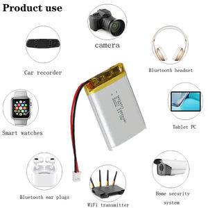 ODM锂聚合物3.7v 1800毫安时可充电替换锂离子脂电池903450电池，带玩具插头 - Product Image 4