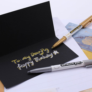En gros marque métallique or argent stylo à encre marqueur en métal - Product Image 4