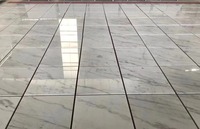 Prix compétitif, vente en gros directe d'usine, marbre naturel chinois Carrara Guangxi, grand carrelage de sol en marbre blanc naturel