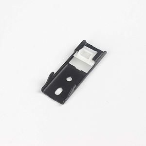 Rail de rideau pliable noir robuste en gros, rail de rideau ondulé, rail de rideau à bande, rail de rideau à ondes - Product Image 6
