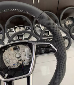 Volant de voiture en fibre de carbone pour <span class=keywords><strong>Audi</strong></span> R8 <span class=keywords><strong>TT</strong></span> Mk2 <span class=keywords><strong>Mk3</strong></span> B8 <span class=keywords><strong>RS</strong></span> TTS TTRs RS3 RS6 RS4 RS5 RS7 A3 D3 A4 A5 A6 C6 A7 A8 A1 Q3 Q5 Q7 - Product Image 2