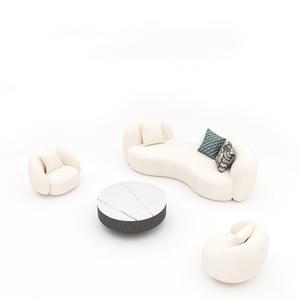 Divano in tessuto nordico moderno semplice a forma di speciale soggiorno abito da sposa negozio di abbigliamento - Product Image 6