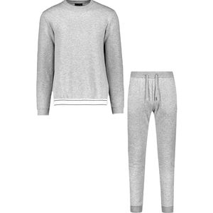 Ensemble de survêtement respirant pour homme avec broderie de logo personnalisé, 100 % coton, collection hiver 2026, style décontracté, vente en gros, mode streetwear - Product Image 4