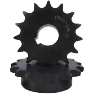 סיים נשא עם מפתח sprocket שיניים קשות הילוך גלגל גמורים משעמם שרשרת עגלה עגלה שרשרשרשרשרשרפרף