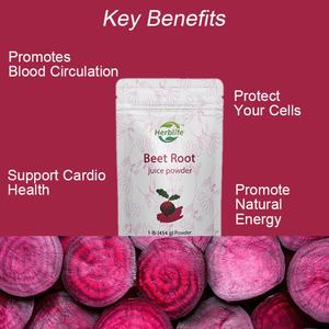 Polvo de Remolacha Orgánico de Venta Caliente OEM/ODM, Polvo Concentrado de Jugo de Remolacha Pre-Entrenamiento, Apoyo para la Energía y el Sistema Inmunológico - Product Image 3
