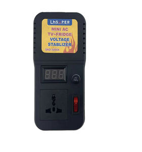 ブラックカラー<span class=keywords><strong>MINI</strong></span> ACユーティリティタイプSNDモデル500VA TV冷蔵庫自動スタビライザー家庭用電圧レギュレータ - Product Image 4