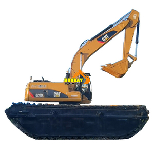 Excavadora Anfibia Usada Caterpillar CAT 320CL 320 de Excelente Rendimiento, Tipo Buggy para Pantanos, Equipo Pesado con Brazo Extendido de 18m - Product Image 1