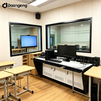Aislamiento Acústico para Ventanas, Ventana de Observación Acústica para Estudio de Grabación con Paneles de Triple Vidrio y Sellado