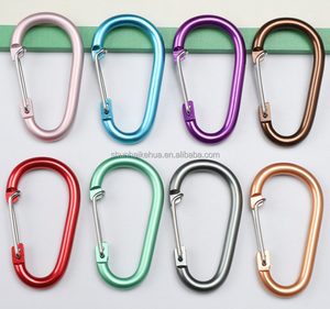 6 #   Mosquetón Metálico de Aluminio de 60 mm, Extra Grande, con Forma de Huevo - Product Image 6