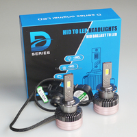 Pièces et accessoires automobiles Systèmes d'éclairage automobile 6000K 10000lm Ampoules LED pour phares de voiture D1S D2S D3S D4S Phare HID à LED