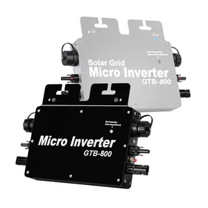Solar micro inverter GTB 800 W DC to AC plug microinverter 800w IP65 IP67 waterproof mppt on grid micro inverter 800w wifi