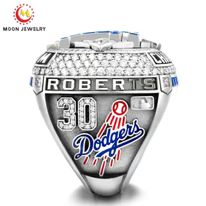プロフェッショナル カスタマイズ 2020 ドジャース 公式 チャンピオンシップリング 高品質 メンズ ジュエリーリング 特注チャンピオンリング - Product Image 5