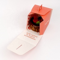 Boîte d'emballage en papier alimentaire personnalisée pour cupcakes individuels, mini gâteaux et muffins