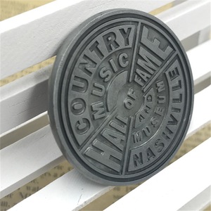 Moneda Conmemorativa Personalizada de Aleación de Zinc, Recuerdo Coleccionable para Eventos Deportivos, Salón de la Fama de la Música de Nashville - Product Image 3