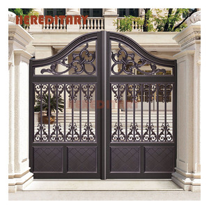 Portes automatiques en aluminium, <span class=keywords><strong>portail</strong></span> <span class=keywords><strong>coulissant</strong></span> pour allée et portails coulissants élégants - Product Image 4