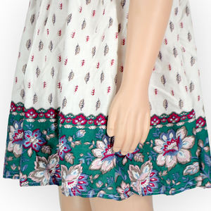 Vestido de Verano de Manga Corta con Estampado Digital Personalizado para Bebé Niña, Diseño Floral con Hombros Descubiertos - Product Image 5