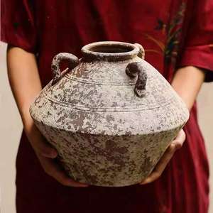 Mango que incluye <span class=keywords><strong>comprar</strong></span> jarrón Wabi SABI, jarrón de cerámica gris retro, maceta de cerámica - Product Image 4