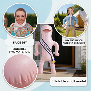 Muñeca Inflable <span class=keywords><strong>de</strong></span> PVC con Rostro Personalizado para Adultos, <span class=keywords><strong>Despedida</strong></span> <span class=keywords><strong>de</strong></span> <span class=keywords><strong>Soltera</strong></span>, Acción <span class=keywords><strong>de</strong></span> Gracias, San Valentín, Halloween, Navidad, Divertida - Product Image 3
