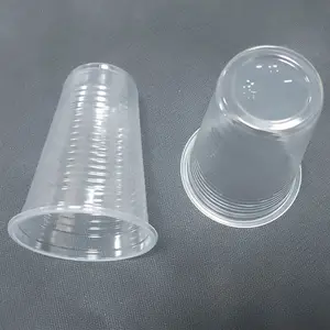 New 7oz/200ml Clear PP Disposable Plastic Aviation Cup Without Lid For Airline Water Beverage Juice Milk Tea Coffee Hot Drinks