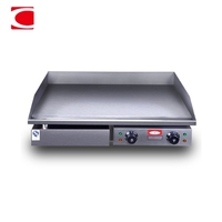 Grill électrique de Table en fonte, équipement de cuisine Commercial, avec certificat CE, 1 pièce