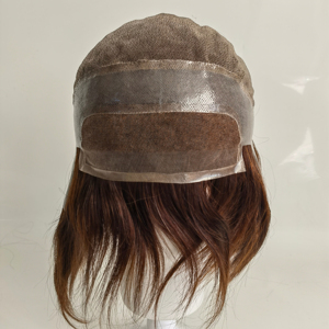 Peluca de <span class=keywords><strong>Cabello</strong></span> Humano con Revestimiento de Encaje Completo, Piel de PU Transparente, Silicona, para <span class=keywords><strong>Hombre</strong></span> - Product Image 1