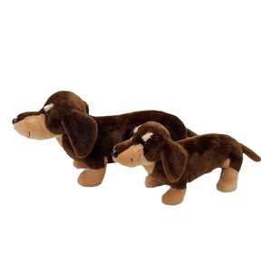 Nokta toptan sevimli çocuk konfor peluş oyuncak karikatür Dachshund köpek peluş oyuncak - Product Image 1
