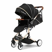 Poussette pliable à 4 roues Purorigin OEM multifonctionnelle, légère, compacte, en alliage d'aluminium, capacité de charge de 20 kg