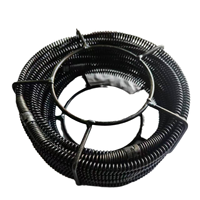 Déboucheur de canalisations à tige flexible Mai Xin, bobine en acier à ressort, capacité de charge de 25 lb, longueur extensible de 3 à 18 m
