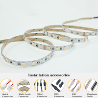 5050 RGB RGBW LED-Streifen 24V 12V 60,96,120 LEDs 10mm Kupfer-PCB Unterstützt APP, WLAN & Fernbedienung für Gaming, KTV, TV-Hintergrundbeleuchtung