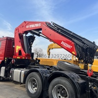 Camions tracteurs avec grue articulée pliable 2-20 tonnes, moteur Weichai, boîte de vitesses, pompe, équipement de levage pour la construction
